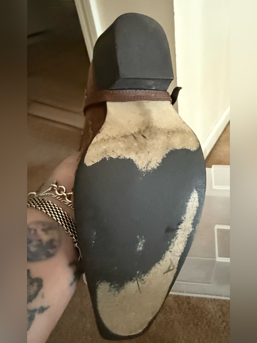 MIA Brown Leather Western Cowboy Boots - Picture 6 of 8